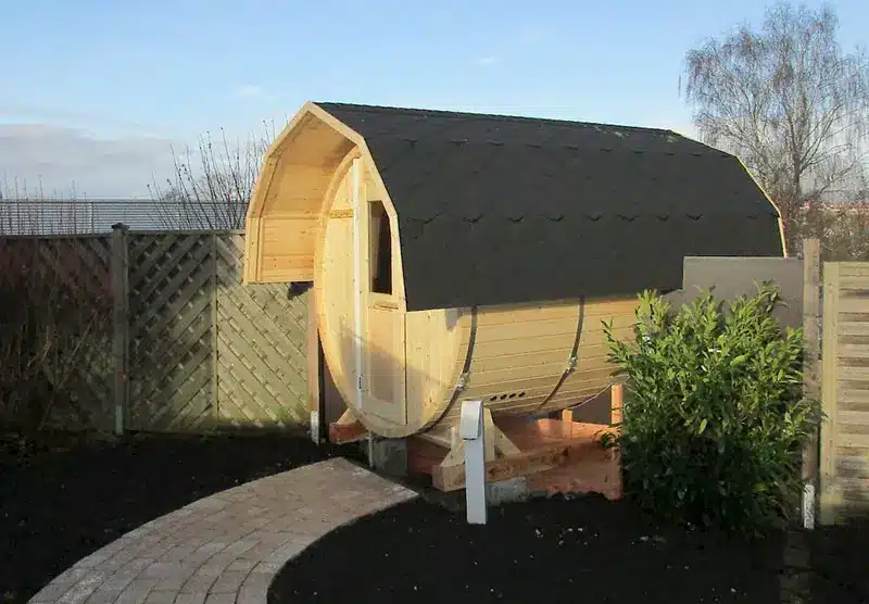 Fass Sauna aus dem Freizeitbad Jurawell